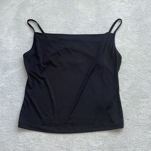 Urban Outfitters Cowl Neck Cami Tank Top Black